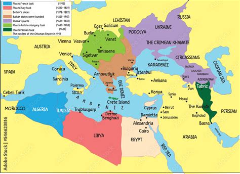 Ottoman Turks Map