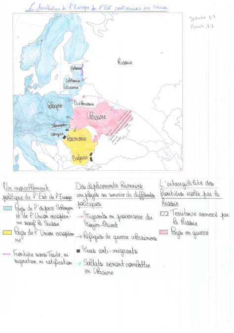 1 spé HGGSP Cartographie Les frontières de l Europe à l Est L