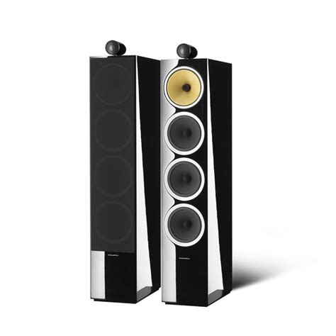 Bowers Wilkins B W CM10 S2 Floor Standing Speakers Gloss Black For