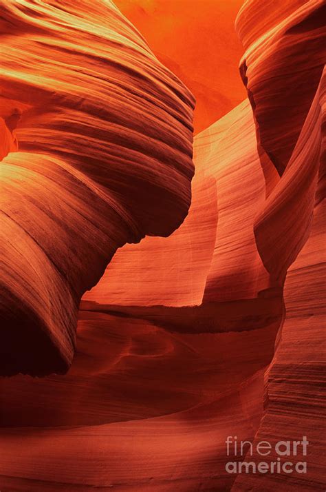 Sculpted Sandstone Upper Antelope Slot Canyon Arizona Photograph By