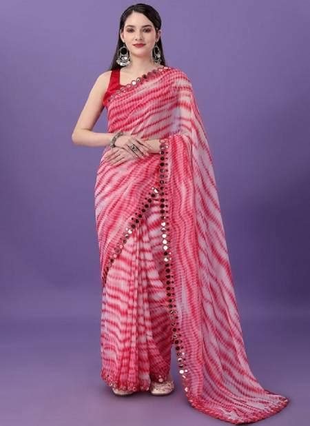 Zili Hit Georgette Party Wear Sarees Catalog The Ethnic World