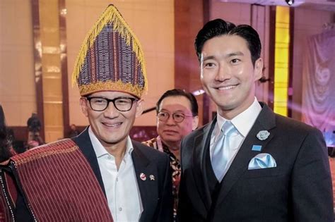 Bertemu Siwon Di KTT ASEAN 2023 Sandiaga Uno Diskusi Soal Industri