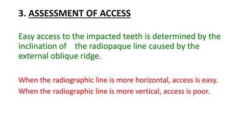 Radiographic Assessment Of Impacted Teeth Ppt