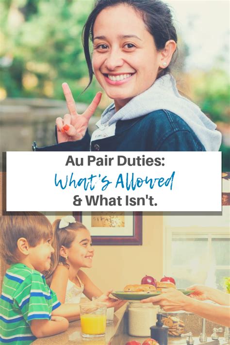 What Is An Au Pair Job Description Duties Responsibilities Artofit