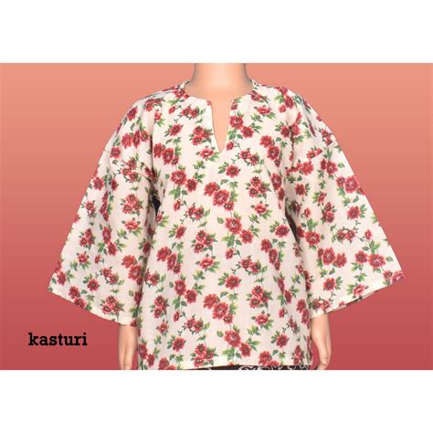 Baju Kedah Klasik Opah Cotton Mix Product Code KASTURI Kanak Kanak