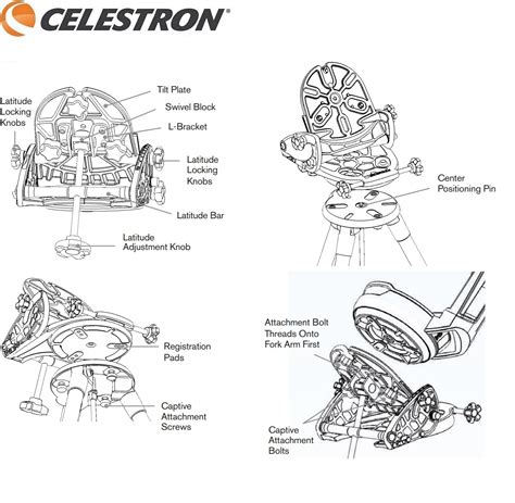 Celestron Wedge for NexStar Evolution and SE 6/8 Mounts