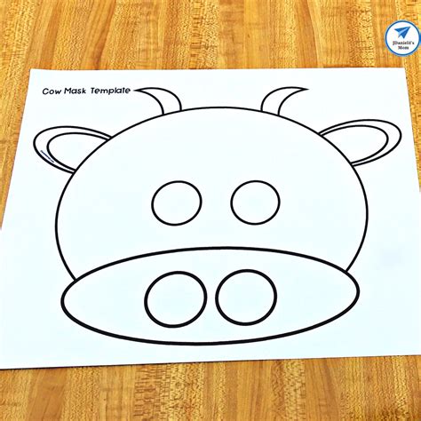 Cow Mask Template Printable at vanboblog Blog