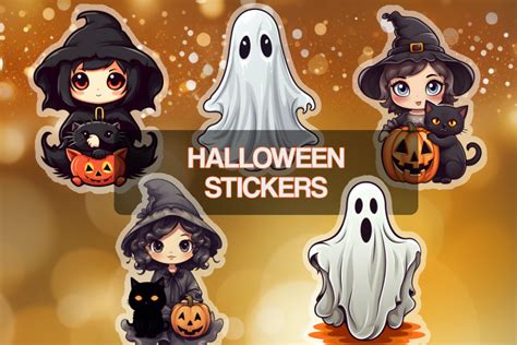 Halloween Stickers Graphic by MerchSuperb · Creative Fabrica