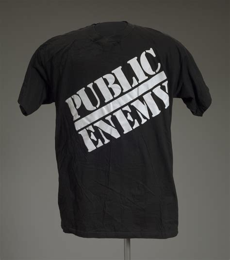 T Shirt With Public Enemy Logo Smithsonian Institution