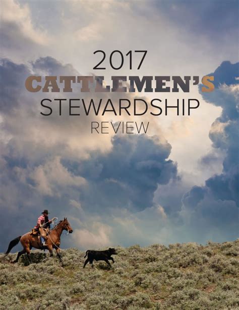 2017 Cattlemen S Stewardship Review Report Beef Checkoff