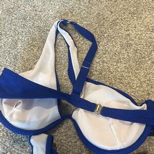 Swim Royal Blue Thong Bikini Nwot Poshmark