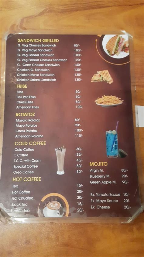 Menu At The Burger Byte Cafe Pune