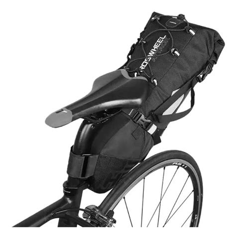 Bolsa Alforge Para Selim Bike Roswheel 10l Cicloturismo Mtb