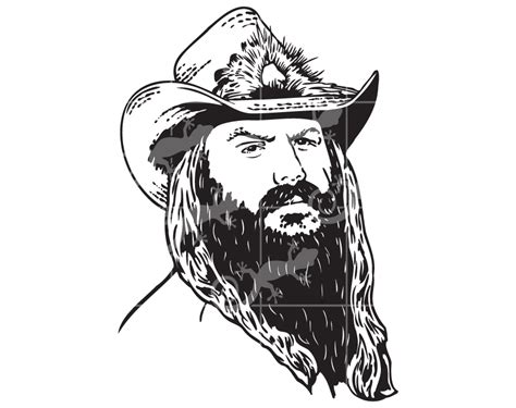 Chris Stapleton Svg Cut File