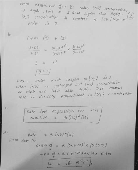 [solved] The Data In The Table Below Was Obtained From Three Experiments Course Hero