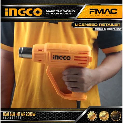 Ingco Combo Angle Grinder W Impact Drill W Heat Gun W