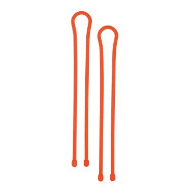 Nite Ize Gear Tie Bright Orange Reusable Rubber Twist Tie In Pack