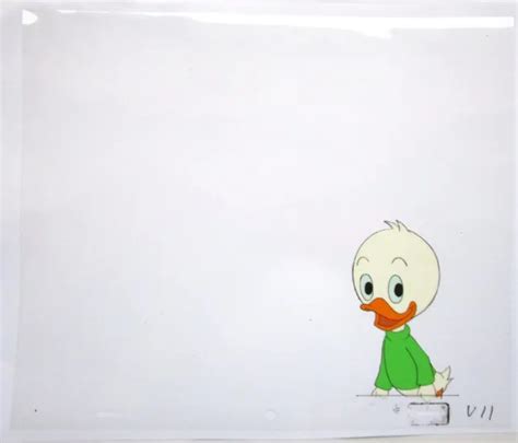 DONALD DUCK NEPHEW WALT DISNEY 1980s ORIGINAL ANIMATION PRODUCTION CEL