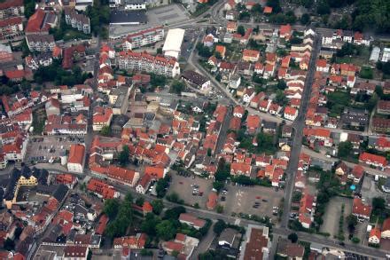 Städte und Gemeinden Luftbild Alzey Stadtzentrum Joachim Sbrisny