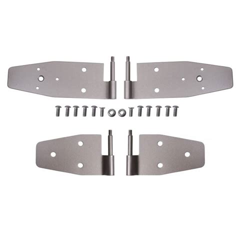 Rugged Ridge 11185 96 Door Hinge Kit Satin Stainless Steel 94 95