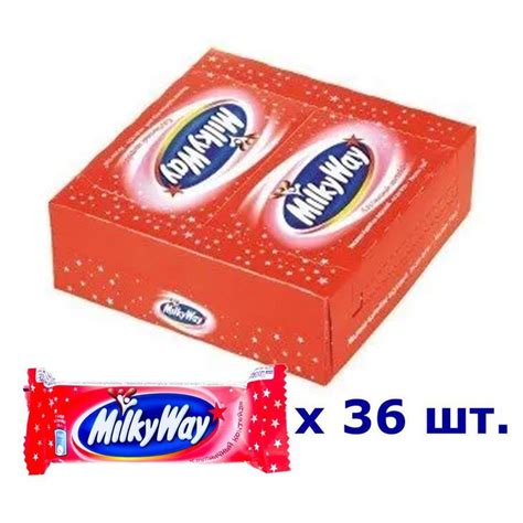 Milky Way / Милки Вей шоколадный батончик, Клубничный Коктейль, Шоубокс ...