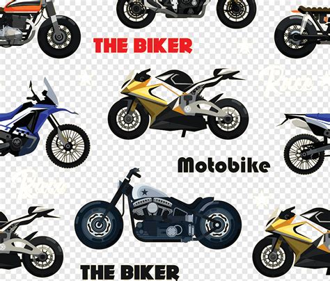 Motorbikes Pattern Models Seamless Png PNGWing