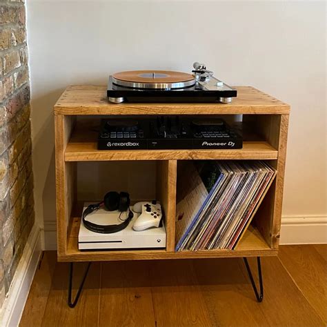 Handmade Record Player Stand Vinyl Cabinet Sideboard Media Etsy Artofit