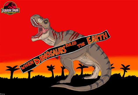 Jurassic Park 25th Anniversary Rexy Roberta By Trefrex On Deviantart