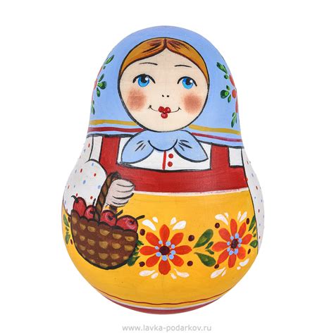 Матрешка-неваляшка "Лукошко", арт. 800721368 — 1500 руб. купить в ...