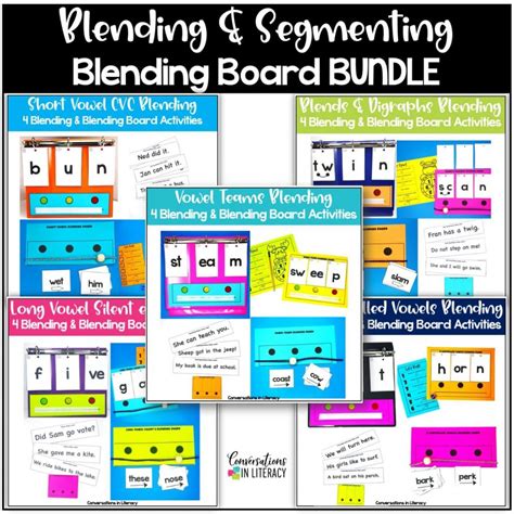 Blending And Segmenting Phonics Activities Blending Boards Science Of