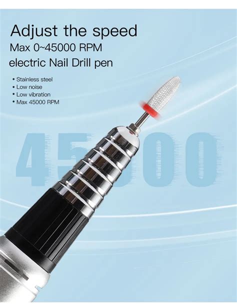 New Arrival Professional Electric Nail Drill Machine 45000 Rpm Nail