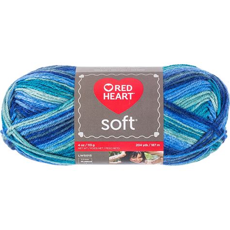 Red Heart Soft Yarn-Seaglass - Walmart.com