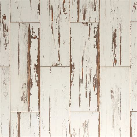 Springfield White Wood Plank Ceramic Tile | Floor and Decor