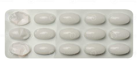 oval tablets  white plastic packaging  stock photo  vecteezy
