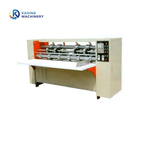 Semi Auto Thin Blade Slitter Scorer Corrugated Cardboard Slitting