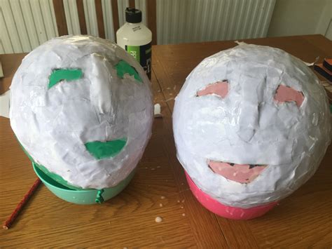 How to make paper mache masks - Twin Mummy and Daddy