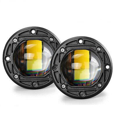 3in Round LED Work Light Pods Flush Mount Spot Driving Fog Off Road