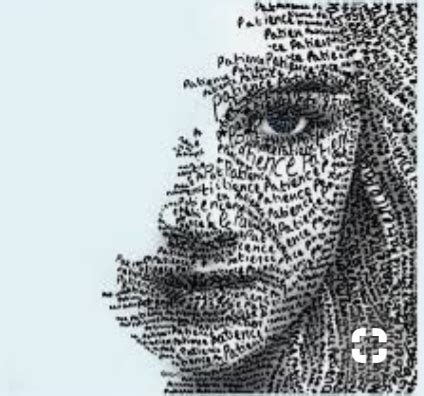 Typography Self Portrait ART IS LIFE