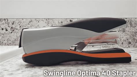 In Hand Review Of Swingline Stapler Optima 40 Full Strip Youtube