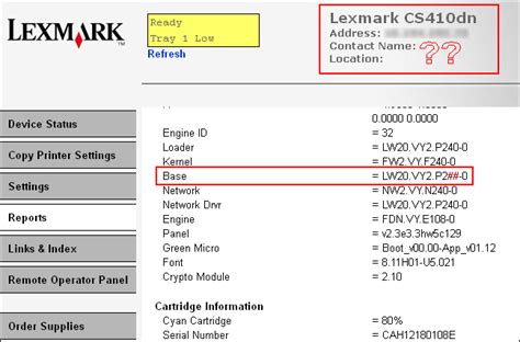 The Contact Name And Location Embedded Web Server Values Are Reset