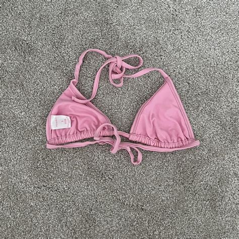 Pink Xhilaration Bikini Tie Top Depop