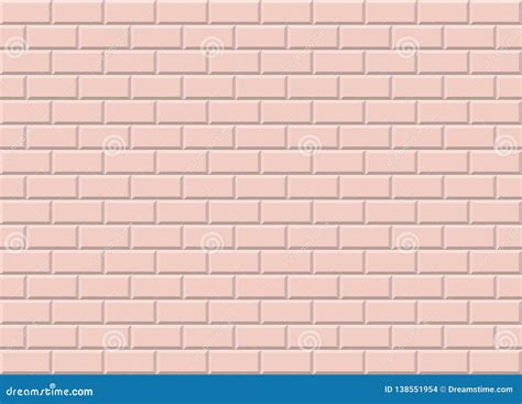 Pink Ceramic Mosaic Tiles Texture Background Pink Metro Tiles Stock