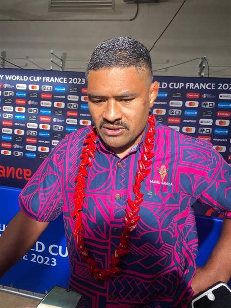 Fritz Lee Sur Son Premier Match De Coupe Du Monde Avec Les Samoa J