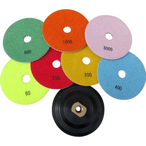 Shop Best Diamond Wet Polishing Pads 5in For Concrete Countertops