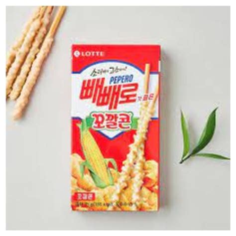 Lotte Pepero Kkokal Corn 35g Shopee Philippines