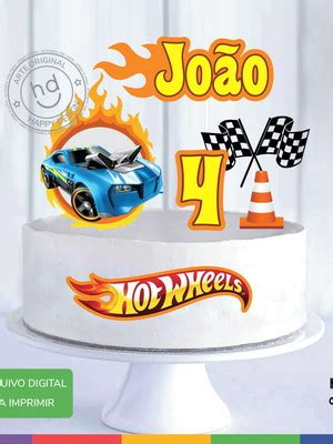 Kit De Colorir Hot Wheels Arte Digital Elo7