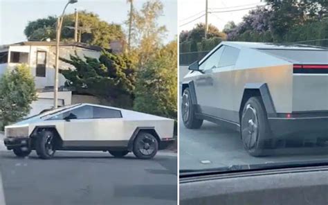 Watch This This Tesla Cybertruck Shows Four Wheel Steering In Action