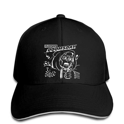 Baseball Cap Mf Doom Operation Doomsday Baseball Caps Black In Mens