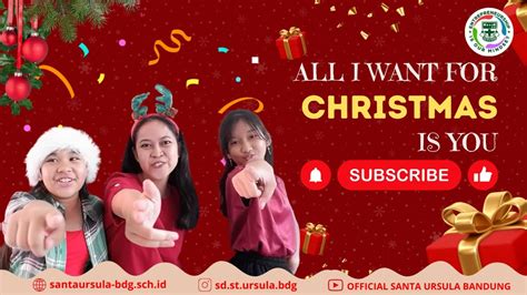 All I Want For Christmas Is You Mariah Carey Cover By Sd Santa Ursula