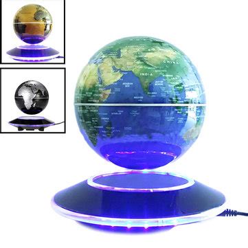 world map magnetic levitation floating globe dealley